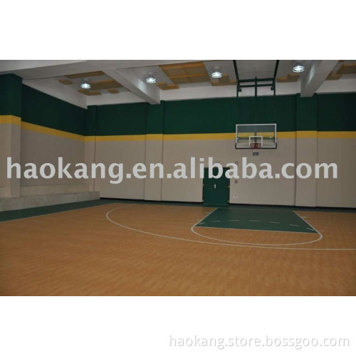 Professional Roll indoor wooden Basketball flooring